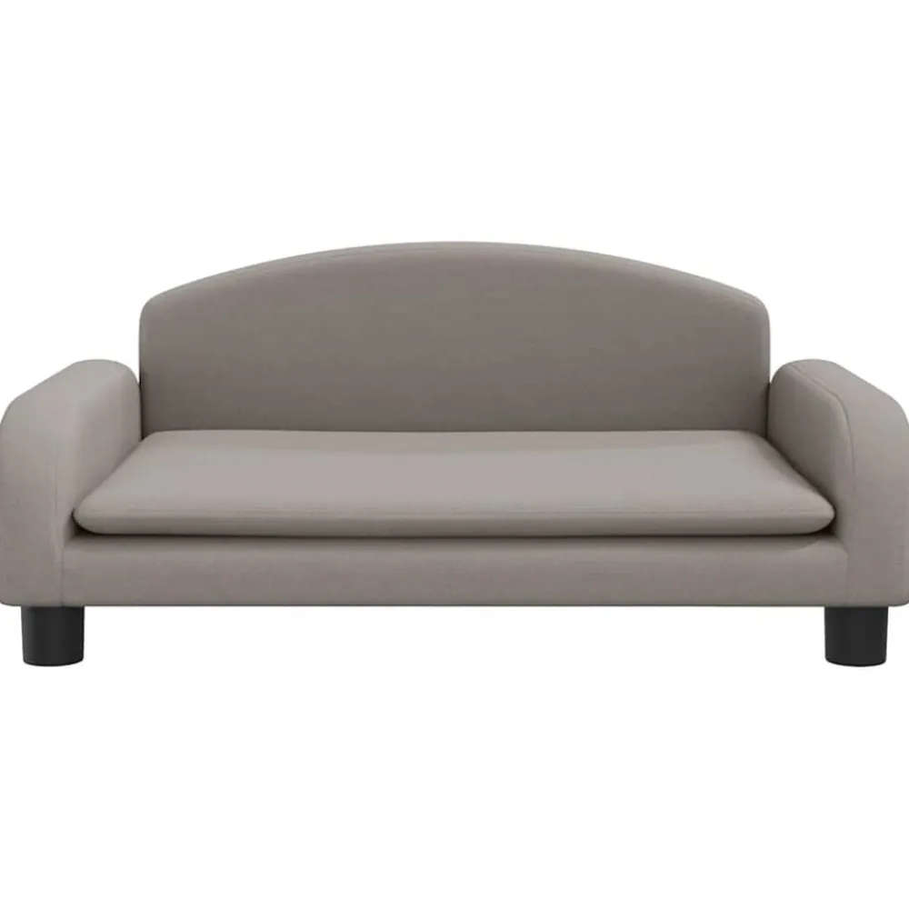 vidaXL Cama para perros de tela gris 70x45x30 cm Taupé New