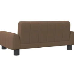vidaXL Productos Para Mascotas-Cama para perros de tela marrón 70x45x30 cm