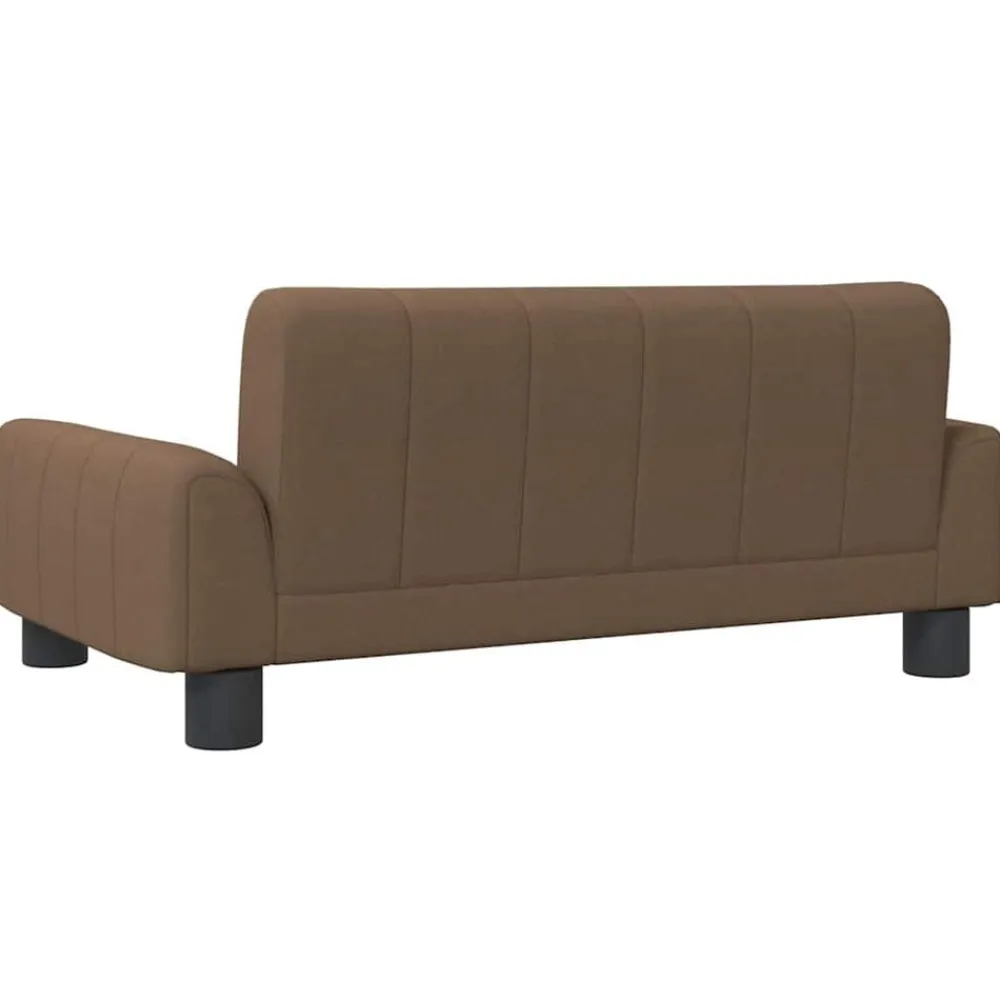 vidaXL Productos Para Mascotas-Cama para perros de tela marrón 70x45x30 cm