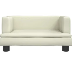 vidaXL Productos Para Mascotas-Cama para perros de cuero sintético 60x40x30 cm