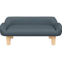 vidaXL Cama para perros de tela 70x40x24 cm Gris oscuro Outlet