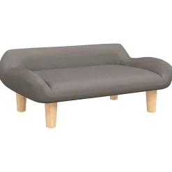 vidaXL Cama para perros de tela gris taupe 70x40x24 cm Taupé