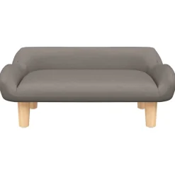vidaXL Cama para perros de tela gris taupe 70x40x24 cm Taupé