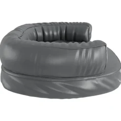 vidaXL Cama para perros de espuma cuero sintético 75x53 cm Gris Discount