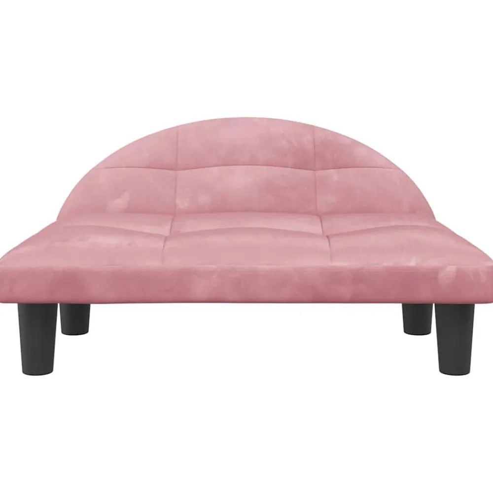 vidaXL Productos Para Mascotas-Cama para perros de terciopelo 70x52x30 cm