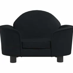 vidaXL Cama para perros de terciopelo negra 66x40x45 cm Negro Online
