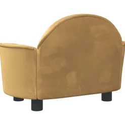 vidaXL Cama para perros de terciopelo marrón 66x40x45 cm Marrón Best