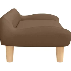 vidaXL Cama para perros de tela marrón 70x40x24 cm Marrón Sale