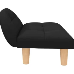 vidaXL Cama para perros de tela negra 70x52x30 cm Negro Sale