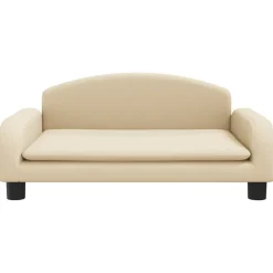 vidaXL Cama para perros de tela 70x45x30 cm Crema New