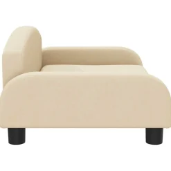 vidaXL Cama para perros de tela 70x45x30 cm Crema New