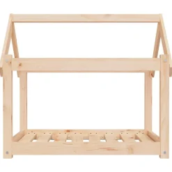 vidaXL Cama para perros madera maciza de pino 81x60x70 cm Natural Online