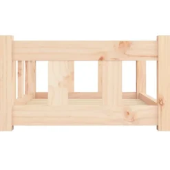 vidaXL Productos Para Mascotas-Cama para perros madera maciza de pino 65,5x50,5x28 cm