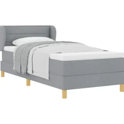 vidaXL Camas Y Accesorios-Cama tipo Box Spring con colchón 80 x 200 cm tela