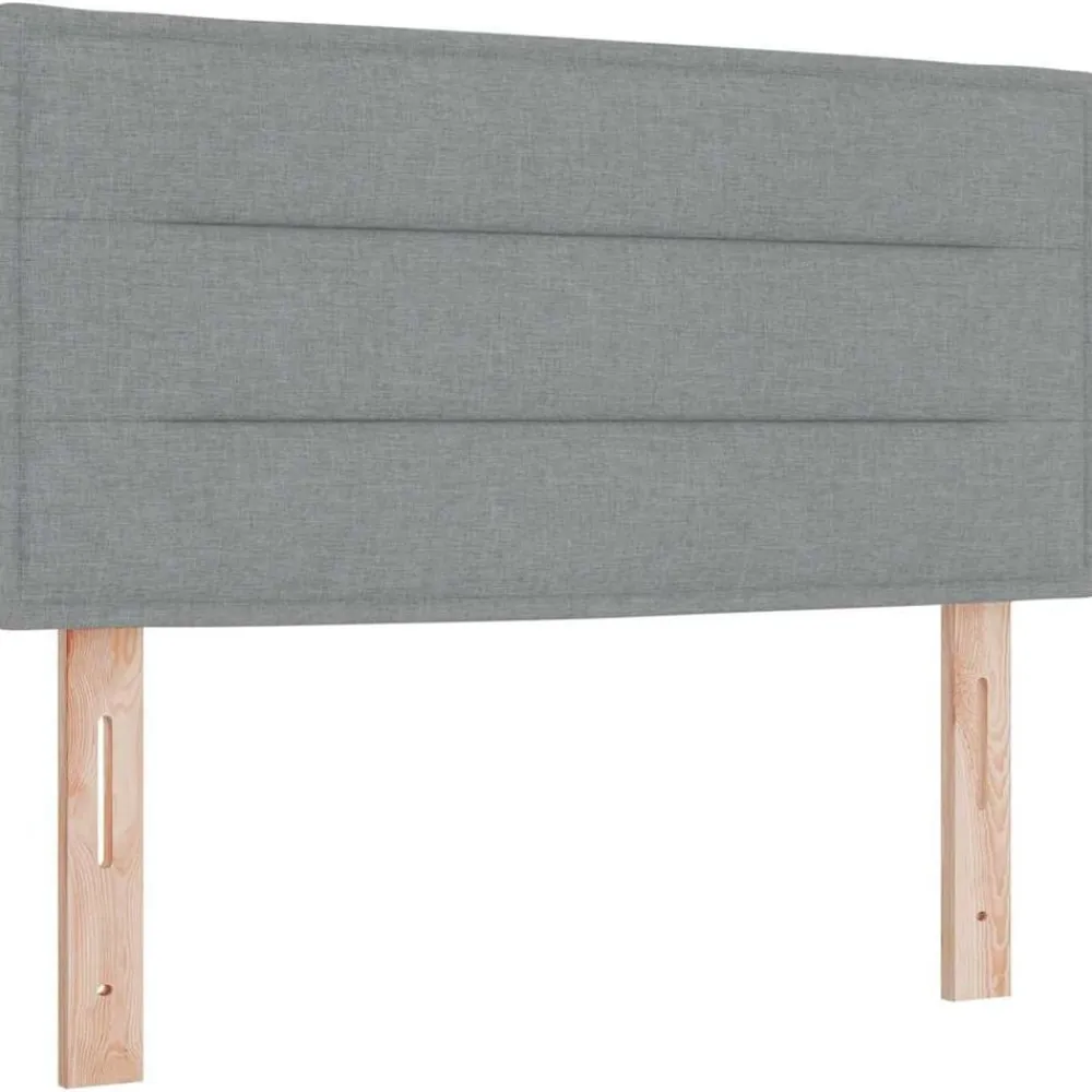 vidaXL Camas Y Accesorios-Cama tipo Box Spring con colchón 80 x 200 cm tela