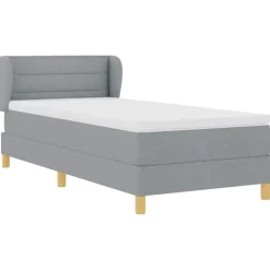 vidaXL Camas Y Accesorios-Cama tipo Box Spring con colchón 80 x 200 cm tela