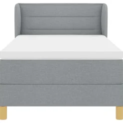vidaXL Camas Y Accesorios-Cama tipo Box Spring con colchón 80 x 200 cm tela