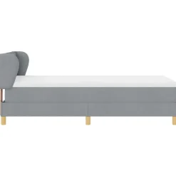 vidaXL Camas Y Accesorios-Cama tipo Box Spring con colchón 80 x 200 cm tela