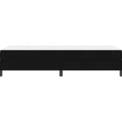 vidaXL Cama tipo Box Spring con colchón 80 x 200 cm tela Negro New