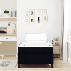 vidaXL Cama tipo Box Spring 80 x 200 cm tela Negro Online
