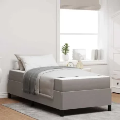 vidaXL Cama tipo Box Spring 80 x 200 cm tela Taupé Hot