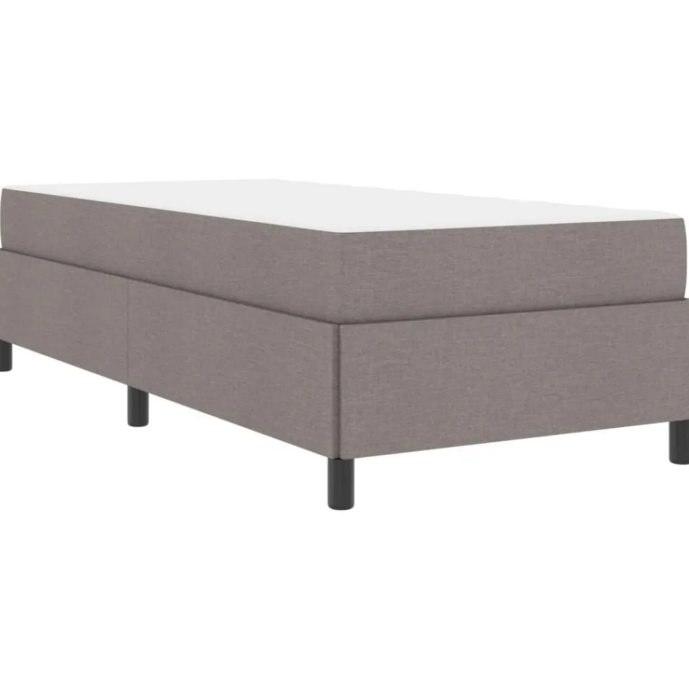 vidaXL Cama tipo Box Spring 80 x 200 cm tela Taupé Hot