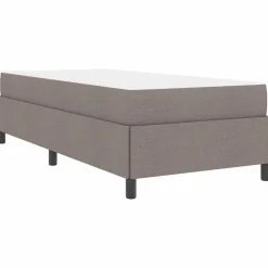 vidaXL Cama tipo Box Spring 80 x 200 cm tela Taupé Hot
