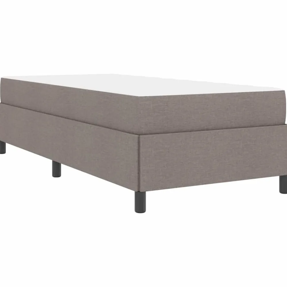 vidaXL Cama tipo Box Spring 80 x 200 cm tela Taupé Hot
