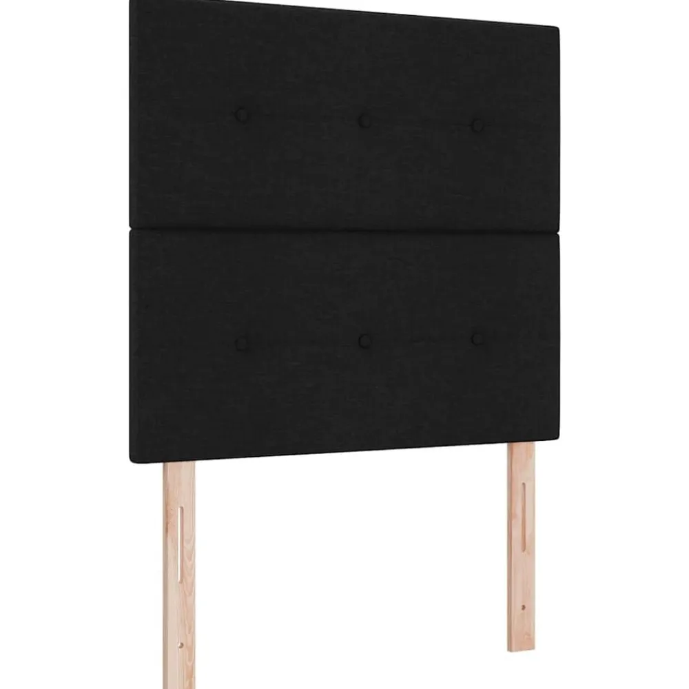 vidaXL Camas Y Accesorios-Cama tipo Box Spring con colchón 80 x 200 cm tela