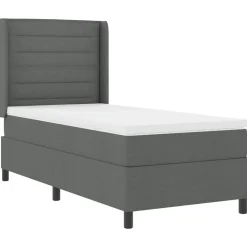 vidaXL Camas Y Accesorios-Cama tipo Box Spring con colchón 200 x 80 cm tela