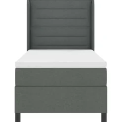 vidaXL Camas Y Accesorios-Cama tipo Box Spring con colchón 200 x 80 cm tela
