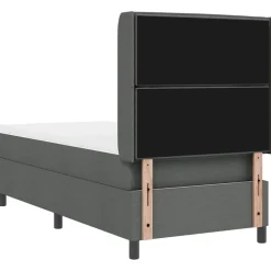 vidaXL Camas Y Accesorios-Cama tipo Box Spring con colchón 200 x 80 cm tela