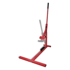vidaXL Cambiador profesional de neumáticos de motos rojo New
