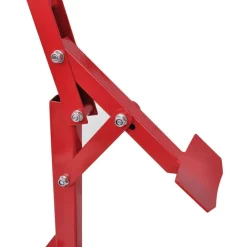 vidaXL Cambiador profesional de neumáticos de motos rojo New