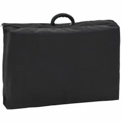 vidaXL Camilla de esteticista cuero sintético 185x78x76 cm negra Negro Discount