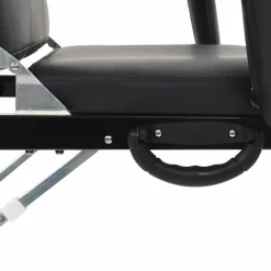vidaXL Camilla de esteticista cuero sintético 185x78x76 cm negra Negro Best