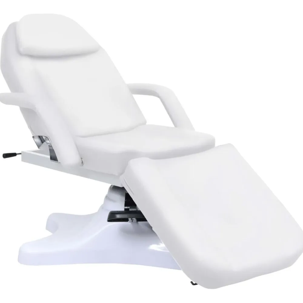 vidaXL Camilla de masaje blanca 180x62x(86,5-118) cm Blanco Best