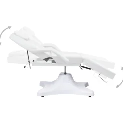 vidaXL Camilla de masaje blanca 180x62x(86,5-118) cm Blanco Best