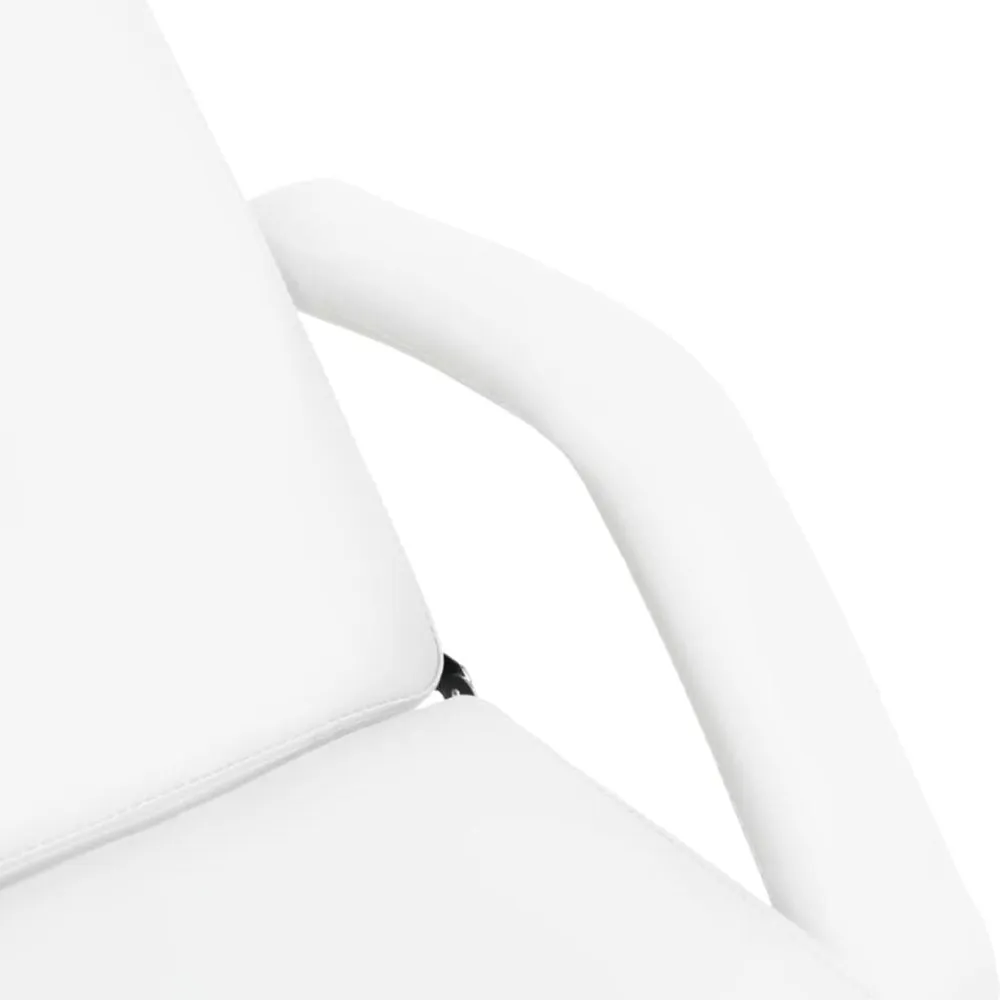vidaXL Camilla de masaje blanca 180x62x(86,5-118) cm Blanco Best