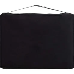 vidaXL Camilla de masaje plegable 3 zonas madera Negro y blanco Clearance