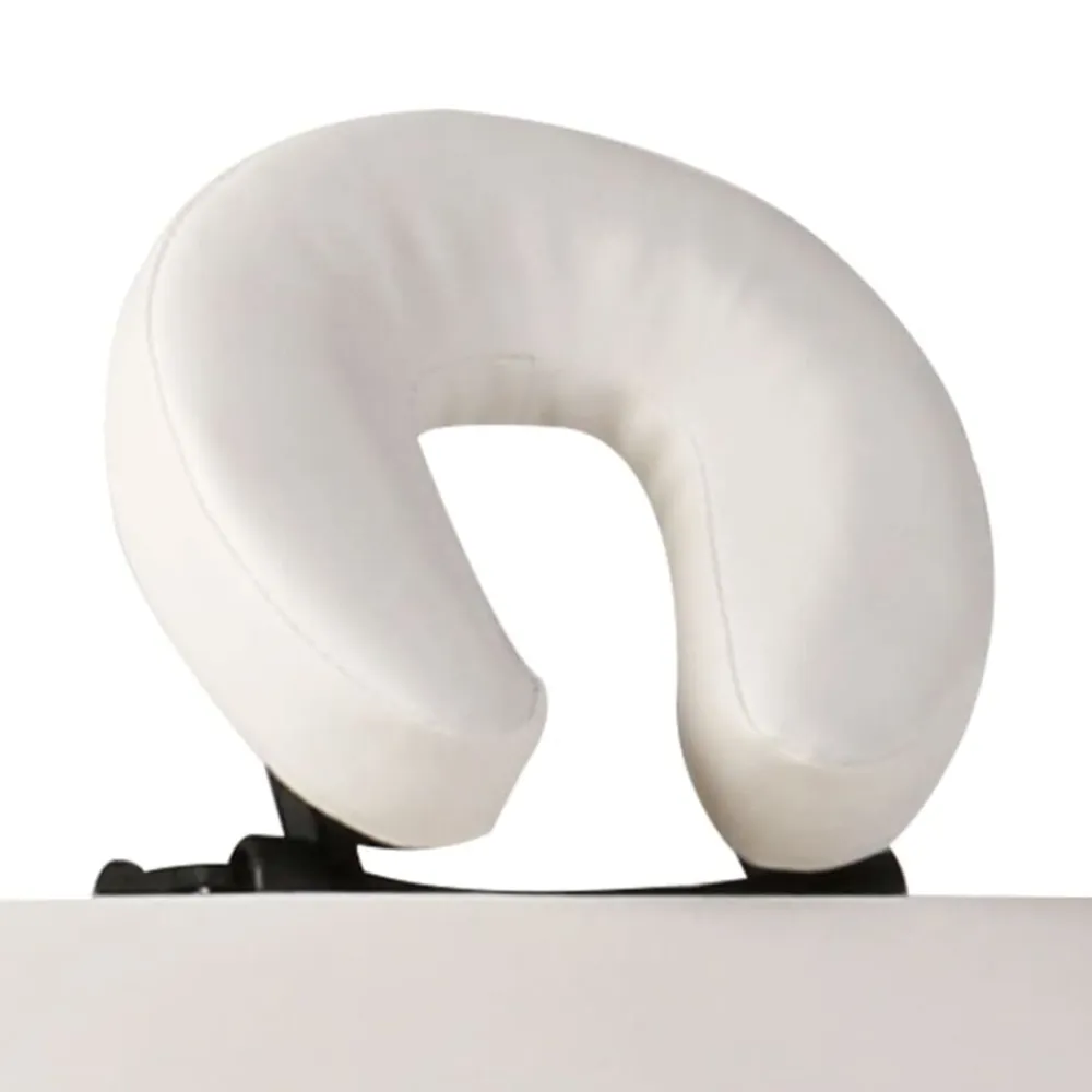 vidaXL Camilla de masaje plegable 2 zonas estructura de aluminio crema Blanco crema New