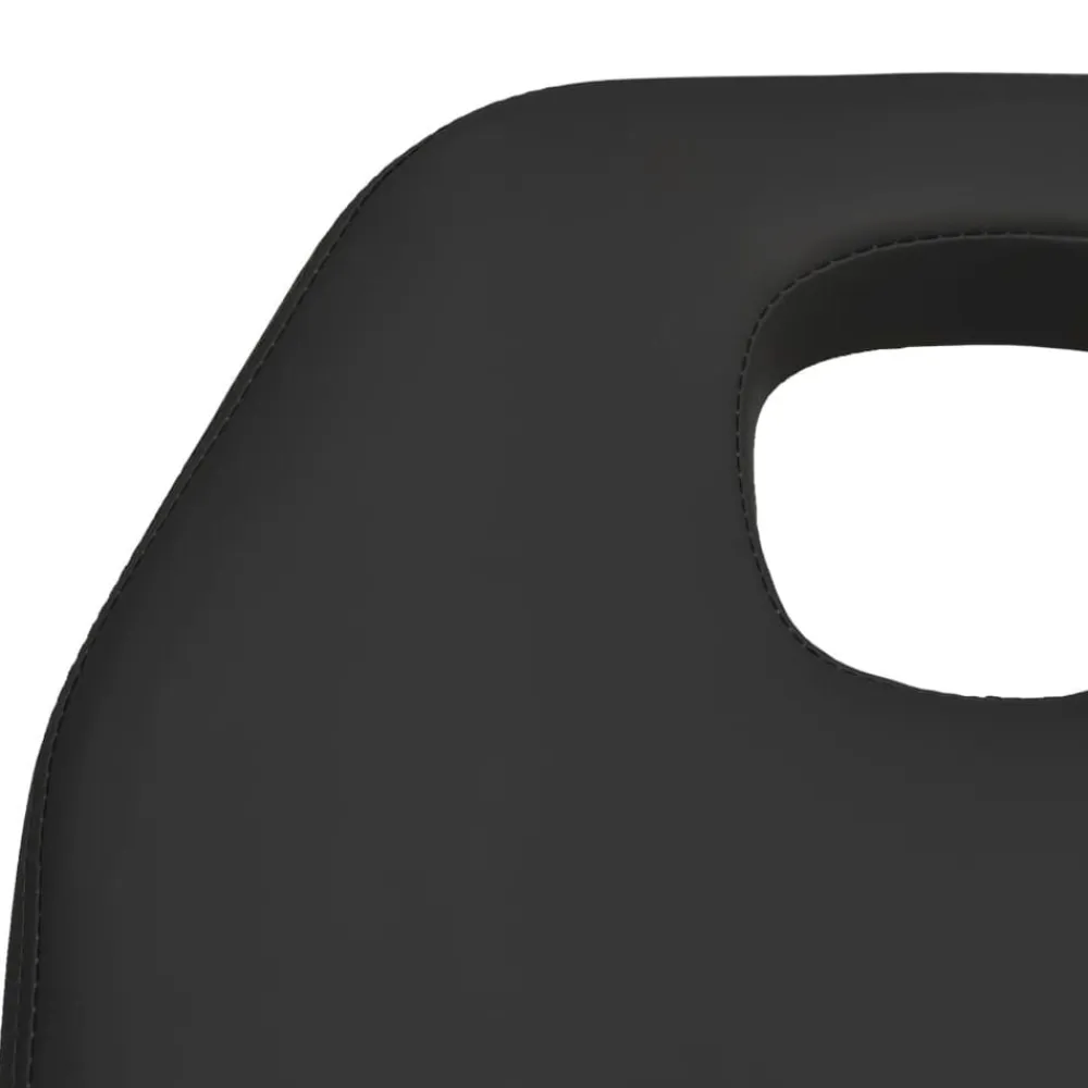 vidaXL Camilla de masaje negra 180x62x(87-112) cm Discount