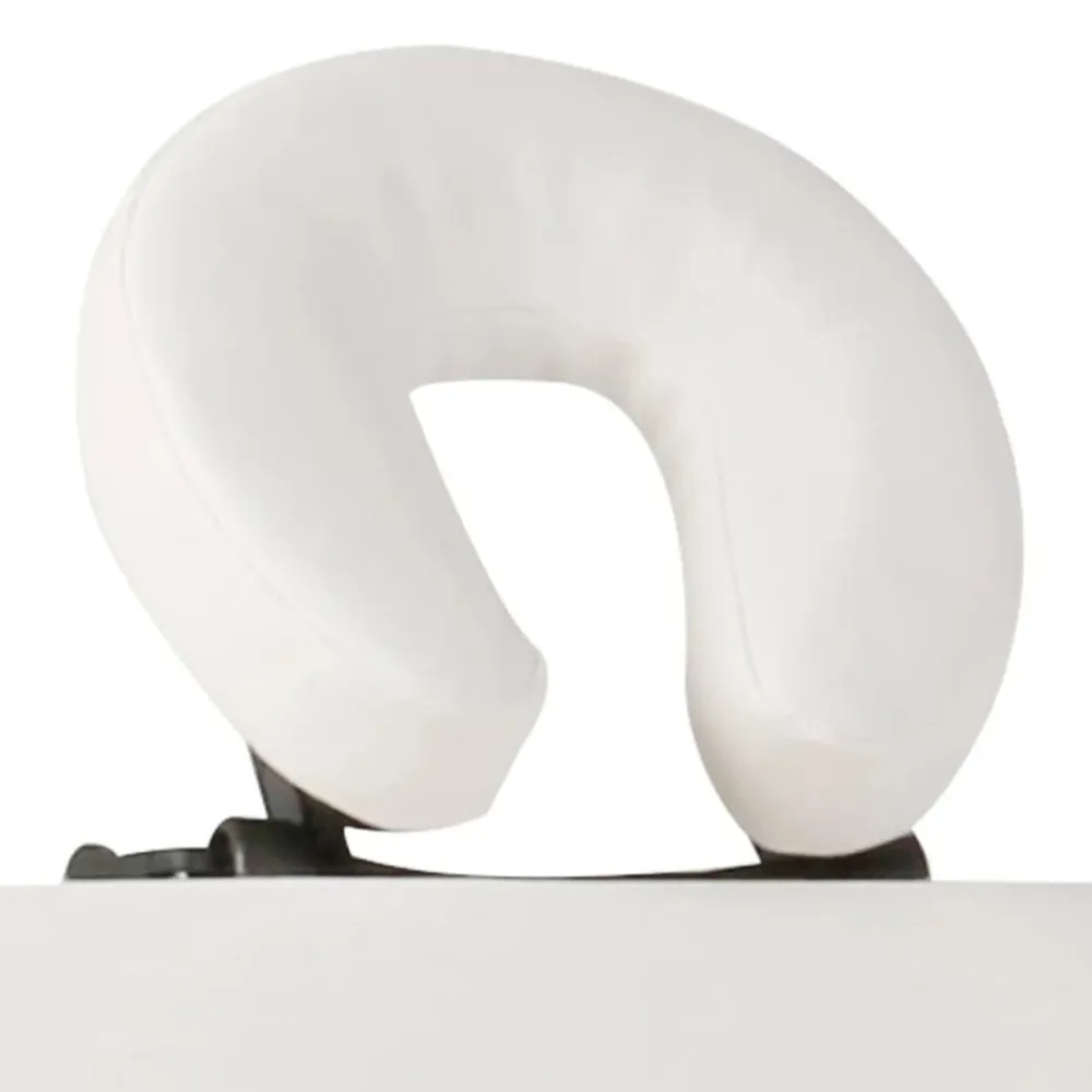 vidaXL Camilla de masaje plegable 2 zonas estructura de madera crema Blanco crema Discount