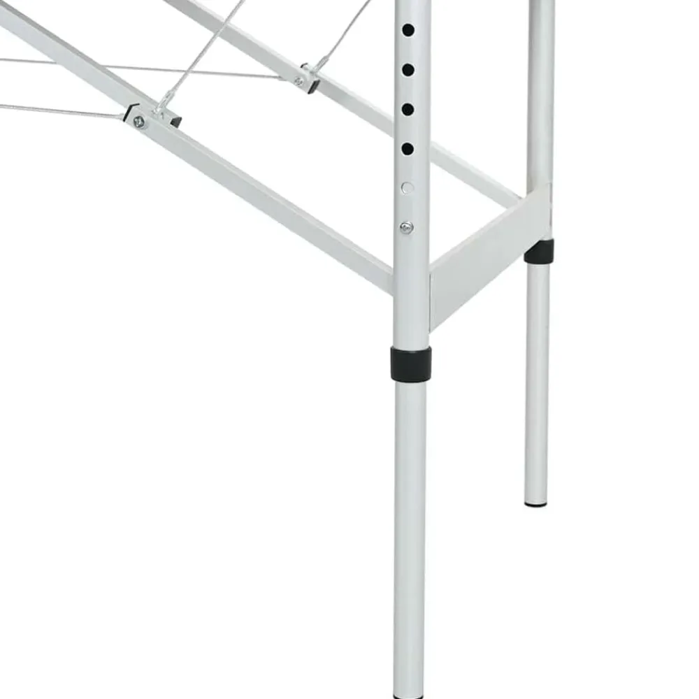 vidaXL Camilla masaje 4 zonas estructura aluminio 186x68 cm Antracita Hot