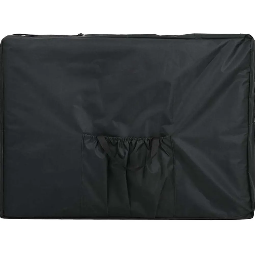 vidaXL Camilla masaje 4 zonas estructura aluminio 186x68 cm Antracita Hot