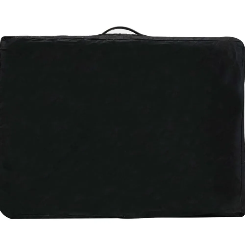 vidaXL Camilla masaje 3 zonas estructura aluminio 186x68 cm Antracita