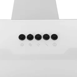 vidaXL Cocina Y Comedor-Campana extractora pared acero y vidrio templado 60 cm