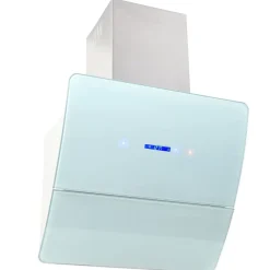 vidaXL Cocina Y Comedor-Campana extractora de pared acero inox blanca 756 m³/h 60 cm