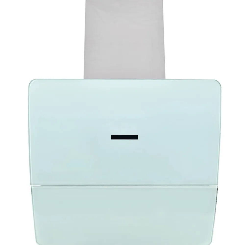 vidaXL Cocina Y Comedor-Campana extractora de pared acero inox blanca 756 m³/h 60 cm