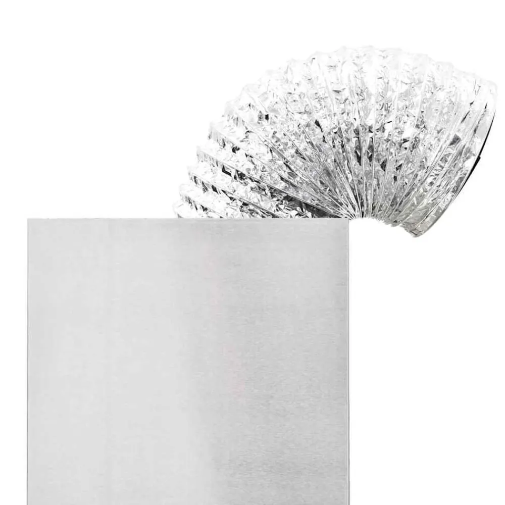 vidaXL Cocina Y Comedor-Campana extractora de pared acero inox blanca 756 m³/h 60 cm